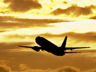 Silhouette of a plane Silhouette of a plane