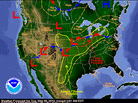 Tuesday's weather is expected to be bad from Texas up into the nation's midsection and across to the Great Lakes. Tuesday's weather is expected to be bad from Texas up into the nation's midsection and across to the Great Lakes.