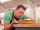 Brian Emmett competes as one of 10 amateur bakers vying for $250,000 and a Gallery Books cookbook contract on CBS's The American Baking Competition, which premieres Wednesday night. Brian Emmett competes as one of 10 amateur bakers vying for $250,000 and a Gallery Books cookbook contract on CBS's The American Baking Competition, which premieres Wednesday night.
