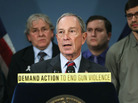 New York Mayor Bloomberg speaks out for gun reform at a March news conference in New York. New York Mayor Bloomberg speaks out for gun reform at a March news conference in New York.
