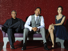 The Will Smith waxwork figure is unveiled at Madame Tussauds on May 22, 2013 in London, where it hangs out with the George Clooney and Emma Watson wax figures, because why not? The Will Smith waxwork figure is unveiled at Madame Tussauds on May 22, 2013 in London, where it hangs out with the George Clooney and Emma Watson wax figures, because why not?