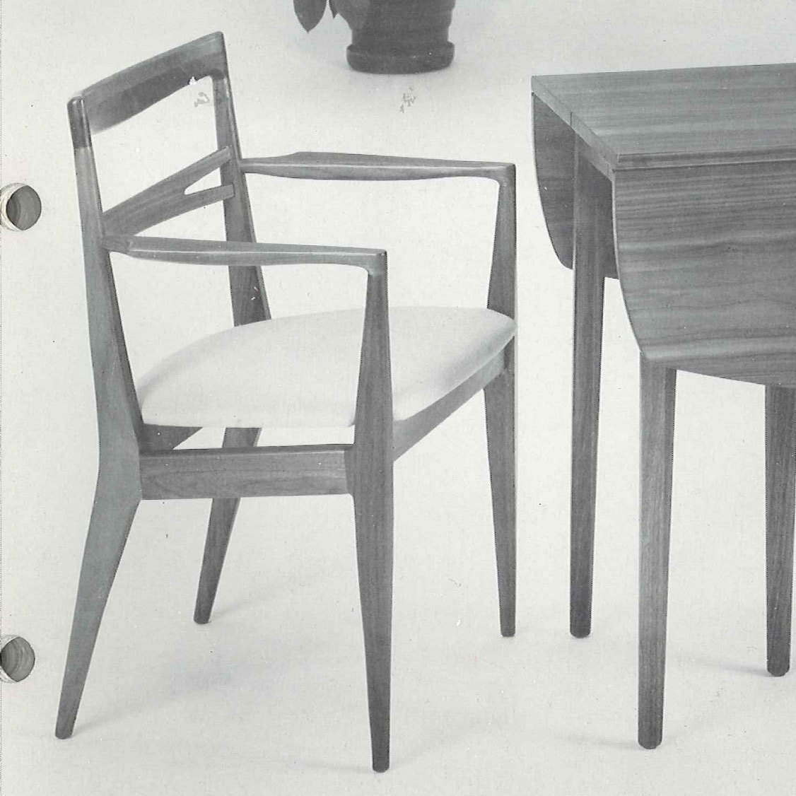 NPR's Andrea Hsu paid $75 for her midcentury modern dining set, shown here in a 1963 Drexel Declaration catalog.