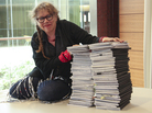 Lynda Barry is an assistant professor of Interdisciplinary Creativity at the University of Wisconsin, Madison.