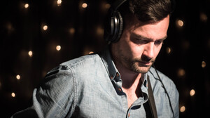 Bonobo's Simon Green during a KEXP studio session.