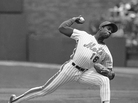 Mets phenom Dwight Gooden pitches at New York's Shea Stadium on May 6, 1984. Mets phenom Dwight Gooden pitches at New York's Shea Stadium on May 6, 1984.