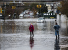 Streets flooded in the Staten Island borough of New York after Superstorm Sandy hit in October. The storm caused multiple fatalities, halted mass transit and cut power to more than 6 million homes and businesses. Streets flooded in the Staten Island borough of New York after Superstorm Sandy hit in October. The storm caused multiple fatalities, halted mass transit and cut power to more than 6 million homes and businesses.