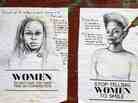 New York artist Tatayana Fazlalizadeh uses posters to combat unwanted cat calls and attention from men in her neighborhood.