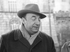 Chilean poet Pablo Neruda arrives in Capri, Italy, in 1952. Chilean poet Pablo Neruda arrives in Capri, Italy, in 1952.