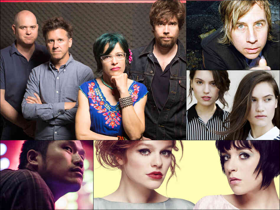 Clockwise from upper left: Superchunk, John Vanderslice, Lily & Madeleine, Alpine, Dirty Beaches Clockwise from upper left: Superchunk, John Vanderslice, Lily & Madeleine, Alpine, Dirty Beaches