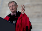 Ohio State president Gordon Gee, seen here at last month's spring commencement, has announced his retirement. Gee came under fire for his remarks on Catholics, other schools, rival athletic conferences, and coaches. Ohio State president Gordon Gee, seen here at last month's spring commencement, has announced his retirement. Gee came under fire for his remarks on Catholics, other schools, rival athletic conferences, and coaches.