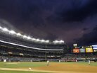 Dark clouds hang over Major League Baseball. There are reports that about 20 players may be suspended because of their connections to a Miami clinic that dispensed performance-enhancing drugs. (Photo taken Sunday at Yankee Stadium.) Dark clouds hang over Major League Baseball. There are reports that about 20 players may be suspended because of their connections to a Miami clinic that dispensed performance-enhancing drugs. (Photo taken Sunday at Yankee Stadium.)