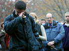 Student Kahlil Quato fights tears as he speaks at a University of Chicago candlelight vigil in 2007. The service was held in remembrance of Amadou Cisse, a graduate student, who was shot to death at point-blank range. Student Kahlil Quato fights tears as he speaks at a University of Chicago candlelight vigil in 2007. The service was held in remembrance of Amadou Cisse, a graduate student, who was shot to death at point-blank range.