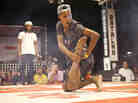 Wellington Costa, 19, performs at the semifinals of a passinho competition in Rio de Janeiro on April 23. Passinho is a liberated dance form born in Rio's favelas, or shanty towns.