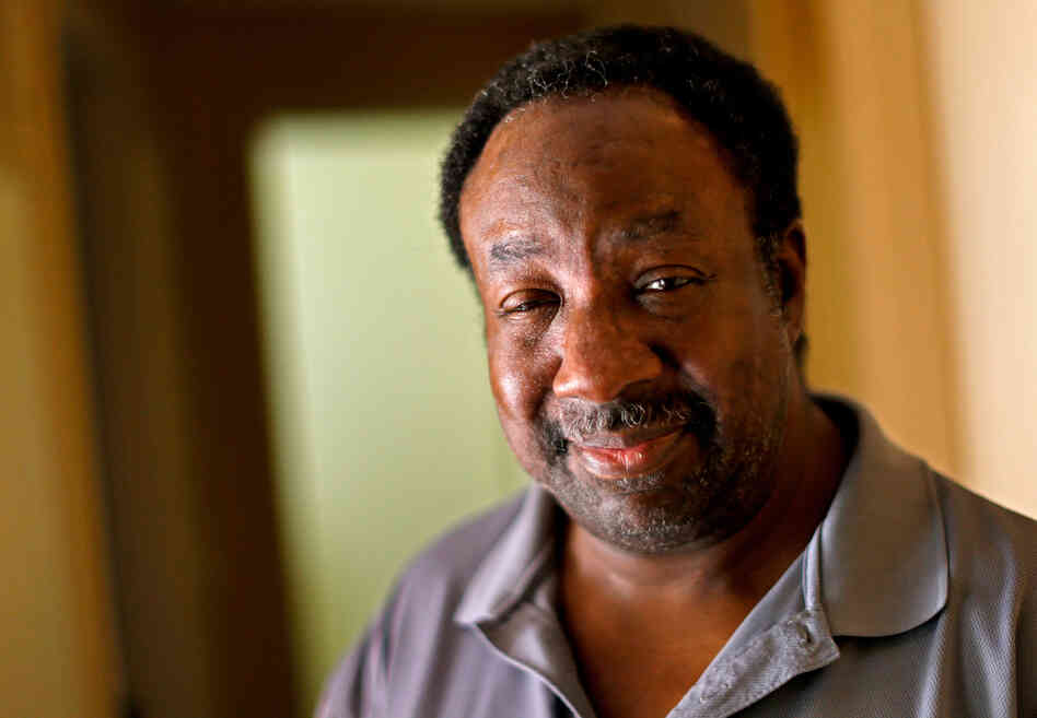Mike Jackson has diabetes and high blood pressure. His eye was damaged after he cut back on insulin because he couldn't afford it. Mike Jackson has diabetes and high blood pressure. His eye was damaged after he cut back on insulin because he couldn't afford it.