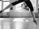 Ballerinas at practice