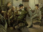 Storytelling. Watercolor by Arthur Ignatius Keller. (1910?) Storytelling. Watercolor by Arthur Ignatius Keller. (1910?)