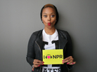 Chrisette Michele at NPR headquarters in Washington, D.C. Chrisette Michele at NPR headquarters in Washington, D.C.