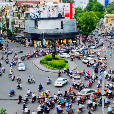 Traffic in Ho Chi Minh City