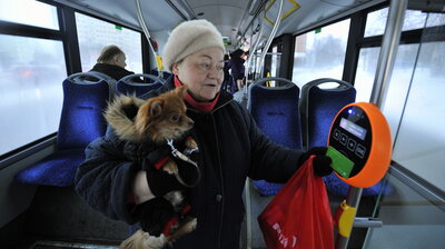 Residents of the Estonian capital of Tallinn can use public transportation for free after purchasing a special card for 2 euros.