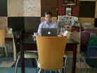 Nay Aung, founder of a tech startup in Yangon, Myanmar, sits in Taste Cafe, which served as his unofficial office for his first few months in the country. (It was one of the few places in town with a stable Internet connection.) Nay Aung, founder of a tech startup in Yangon, Myanmar, sits in Taste Cafe, which served as his unofficial office for his first few months in the country. (It was one of the few places in town with a stable Internet connection.)
