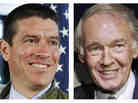 Recent polls suggest Massachusetts Republican Gabriel Gomez (left) is within striking distance of Rep. Ed Markey (right) in a contest for a U.S. Senate seat.