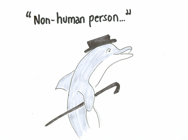non-human person drawing