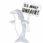 Dolphin protesting Dolphin protesting