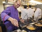 Chef Raghavan Iyer at work in Om, an Indian restaurant in Minneapolis, in 2009. Chef Raghavan Iyer at work in Om, an Indian restaurant in Minneapolis, in 2009.