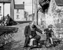 Bobbie Hanvey as a child with his father, Johnny Hanvey. Johnny was a lumberjack who used to go everywhere with a camera. He gave one to his son, and set him off on a career as a photojournalist and documentarian.