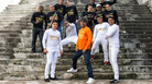The timba collective Giraldo Piloto y Klimiax. The timba collective Giraldo Piloto y Klimiax.