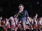 Bruce Springsteen performs during halftime of the Super Bowl in Tampa, Fla., in 2009. In music, and increasingly in other industries, a relative handful of top performers take more and more of the spoils, says White House chief economist Alan Krueger.