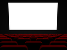 Empty movie theater. Empty movie theater.