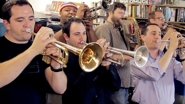 NO BS! Brass Band performs a Tiny Desk Concert.