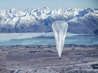 A Google balloon sails through the air with the Southern Alps in the background, in Tekapo, New Zealand, on Monday. A Google balloon sails through the air with the Southern Alps in the background, in Tekapo, New Zealand, on Monday.