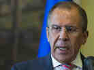 Russian Foreign Minister Sergey Lavrov speaks to the media after his meeting with Italian Foreign Minister Emma Bonino on Saturday. Russian Foreign Minister Sergey Lavrov speaks to the media after his meeting with Italian Foreign Minister Emma Bonino on Saturday.