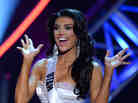 Miss Utah USA Marissa Powell during a commercial break in the 2013 Miss USA pageant in Las Vegas on Sunday. Miss Utah USA Marissa Powell during a commercial break in the 2013 Miss USA pageant in Las Vegas on Sunday.