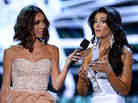 Television personality and host Giuliana Rancic looks on as Miss Utah USA Marissa Powell answers a question from a judge during the interview portion of the 2013 Miss USA pageant on Sunday night.