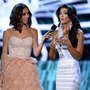 Television personality and host Giuliana Rancic looks on as Miss Utah USA Marissa Powell answers a question from a judge during the interview portion of the 2013 Miss USA pageant on Sunday night. Television personality and host Giuliana Rancic looks on as Miss Utah USA Marissa Powell answers a question from a judge during the interview portion of the 2013 Miss USA pageant on Sunday night.