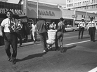 A protestor is carried away from a demonstration in Jacksonville 50 years ago. A protestor is carried away from a demonstration in Jacksonville 50 years ago.