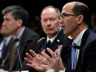 Sean Joyce, right, deputy director of the Federal Bureau of Investigation testifies before the House Select Intelligence Committee on Tuesday. Sean Joyce, right, deputy director of the Federal Bureau of Investigation testifies before the House Select Intelligence Committee on Tuesday.
