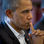 President Obama listens to French President Francois Hollande during the G-8 summit at the Lough Erne golf resort in Enniskillen, Northern Ireland, on Tuesday.