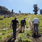 A walk up near the peak of Powder Mountain, which is about 9,000 feet elevation.