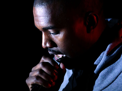 Kanye West at his album listening party at Milk Studios last week in New York City.