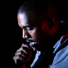 Kanye West at his album listening party at Milk Studios last week in New York City. Kanye West at his album listening party at Milk Studios last week in New York City.