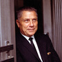 Teamsters Union leader Jimmy Hoffa (left) is pictured in Chattanooga, Tenn., on Aug. 21, 1969.