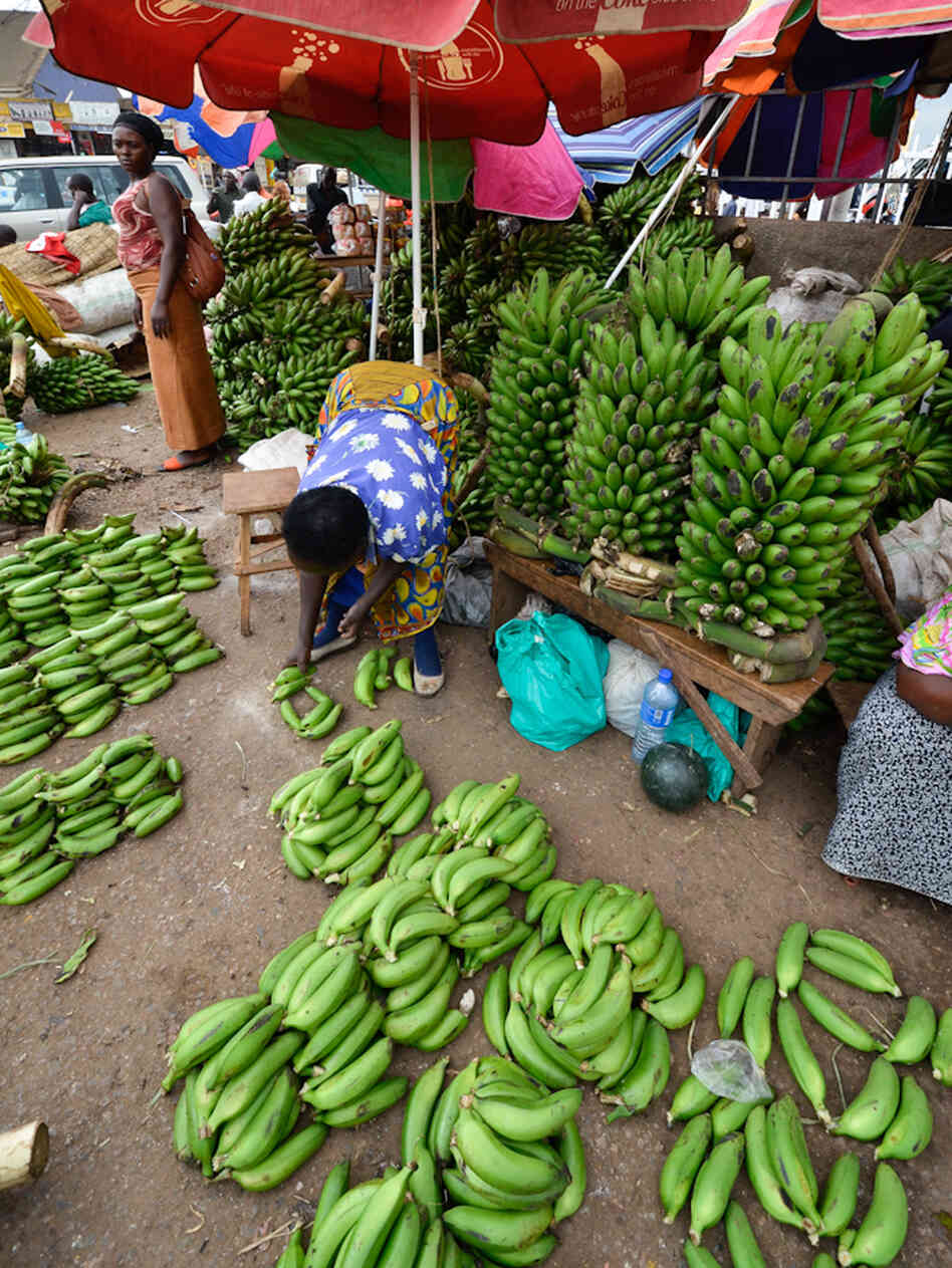Ugandan's love bananas so much that the word for food is the same as