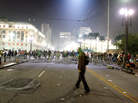 Students block an avenue in São Paulo, Brazil, on Tuesday night, during a protest against a recent rise in public bus and subway fare. Students block an avenue in São Paulo, Brazil, on Tuesday night, during a protest against a recent rise in public bus and subway fare.