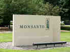 The sign at Monsanto headquarters in St. Louis.