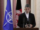 Afghan President Hamid Karzai speaks during a ceremony Tuesday at a military academy on the outskirts of Kabul. Afghan President Hamid Karzai speaks during a ceremony Tuesday at a military academy on the outskirts of Kabul.
