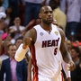 LeBron James #6 of the Miami Heat reacts after defeating the San Antonio Spurs 103-100 in overtime in Game 6 of the 2013 NBA Finals in Miami, Fla., Tuesday night. LeBron James #6 of the Miami Heat reacts after defeating the San Antonio Spurs 103-100 in overtime in Game 6 of the 2013 NBA Finals in Miami, Fla., Tuesday night.